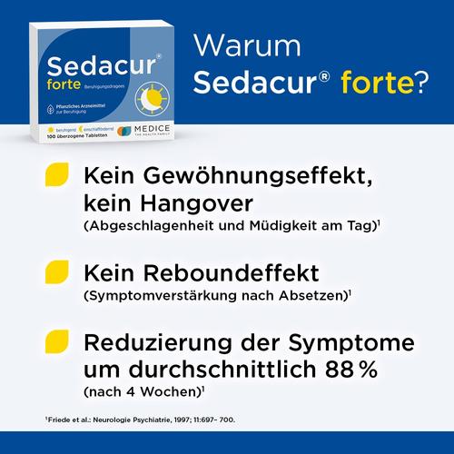 Sedacur forte bei Einschlafstörungen & Unruhezuständen 100 St MEDICE Arzneimittel Pütter bei onfy.de kaufen 06876733