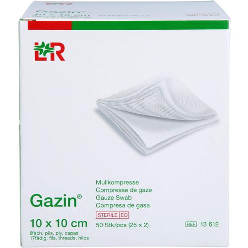 Gazin Mullkomp.10x10 cm Steril 8Fach 25x2 St EurimPharm Arzneimittel bei onfy.de kaufen 18404519