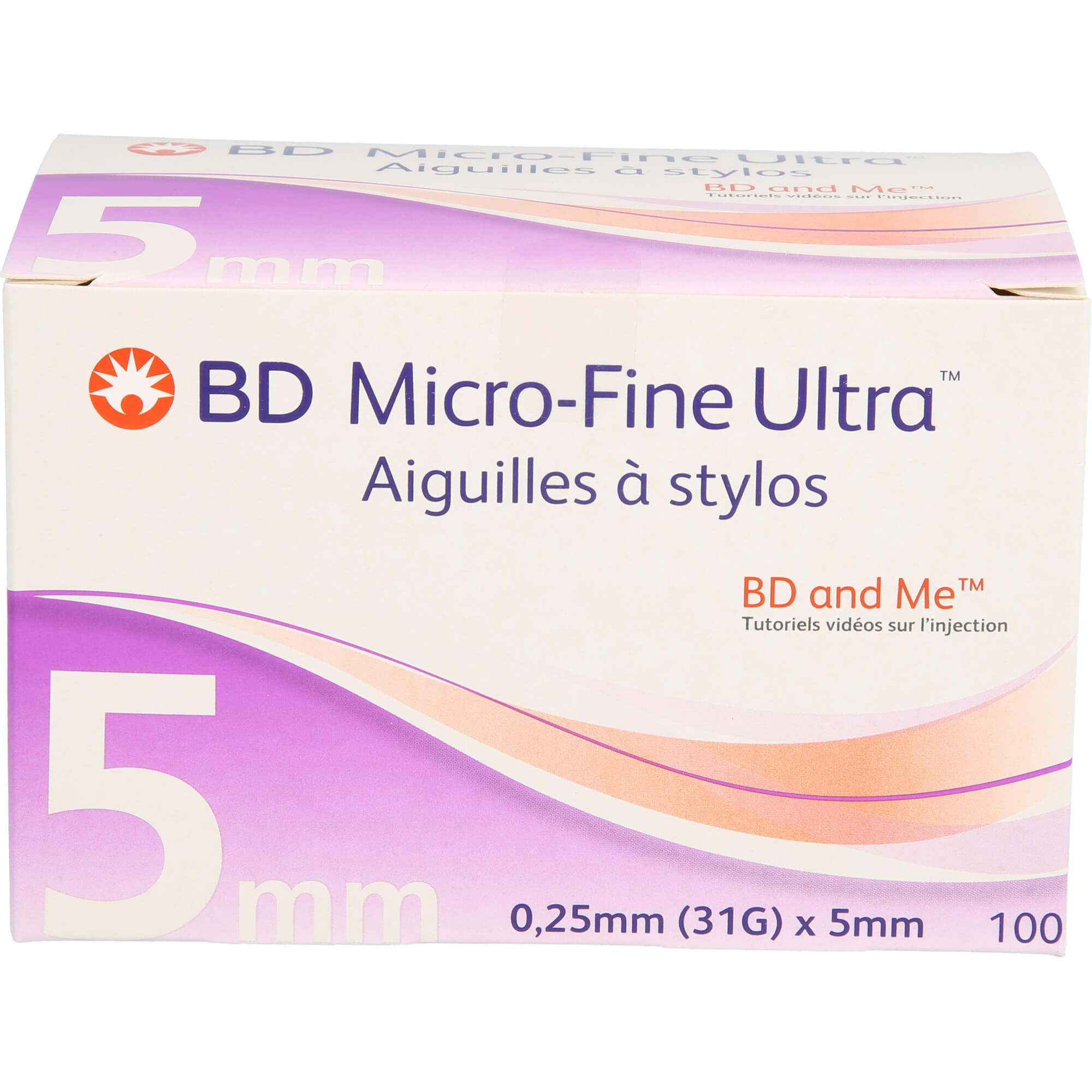 Bd Micro-Fine Ultra Pen-Nadeln 0.25x5 Mm 31 G
