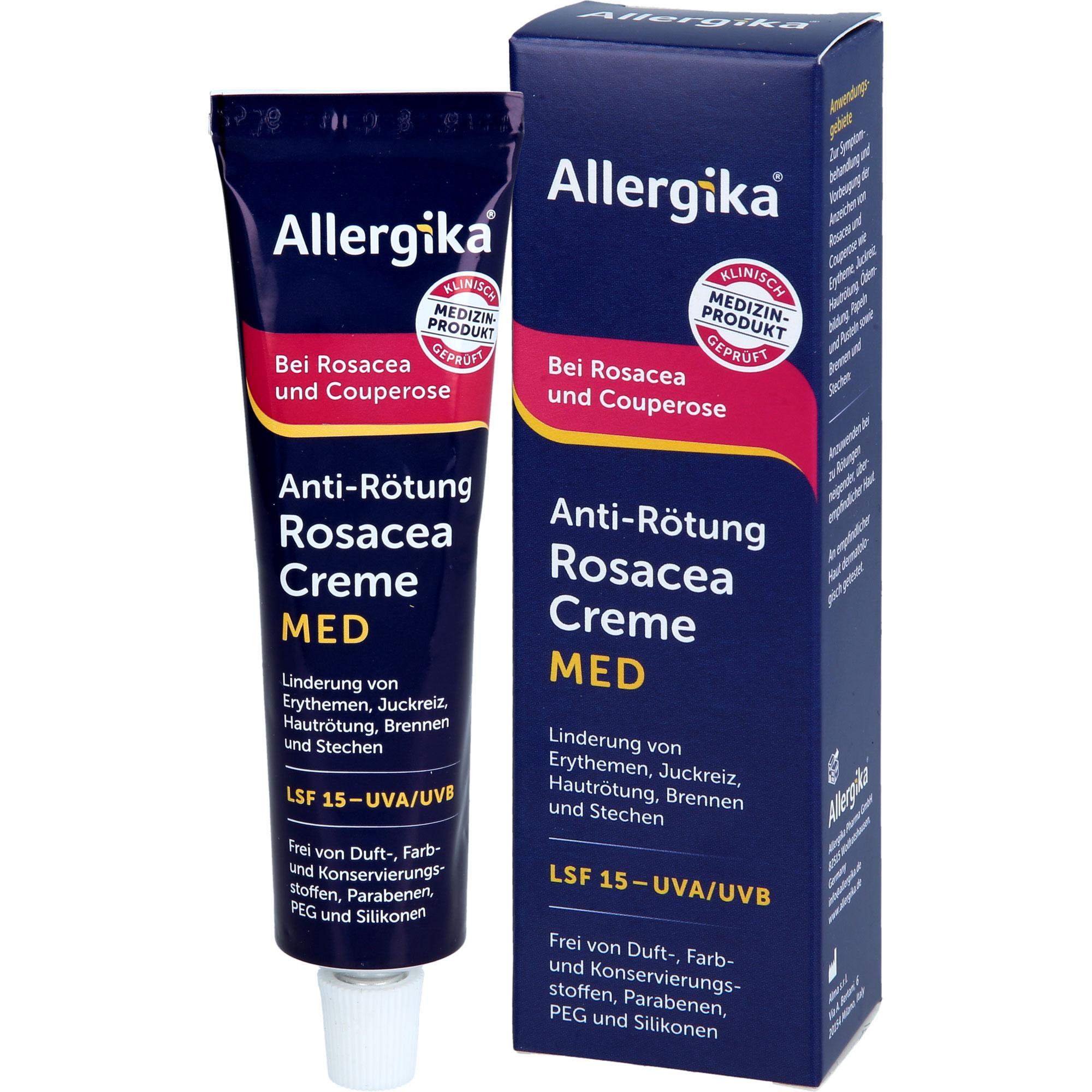 Allergika Anti-Rötung Rosacea Creme Med 30 ml ALLERGIKA Pharma bei onfy.de kaufen 20109199
