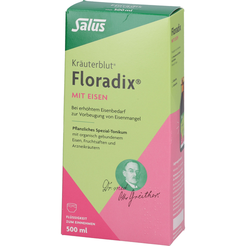 Floradix mit Eisen 500 ml SALUS Pharma bei onfy.de kaufen 20121160