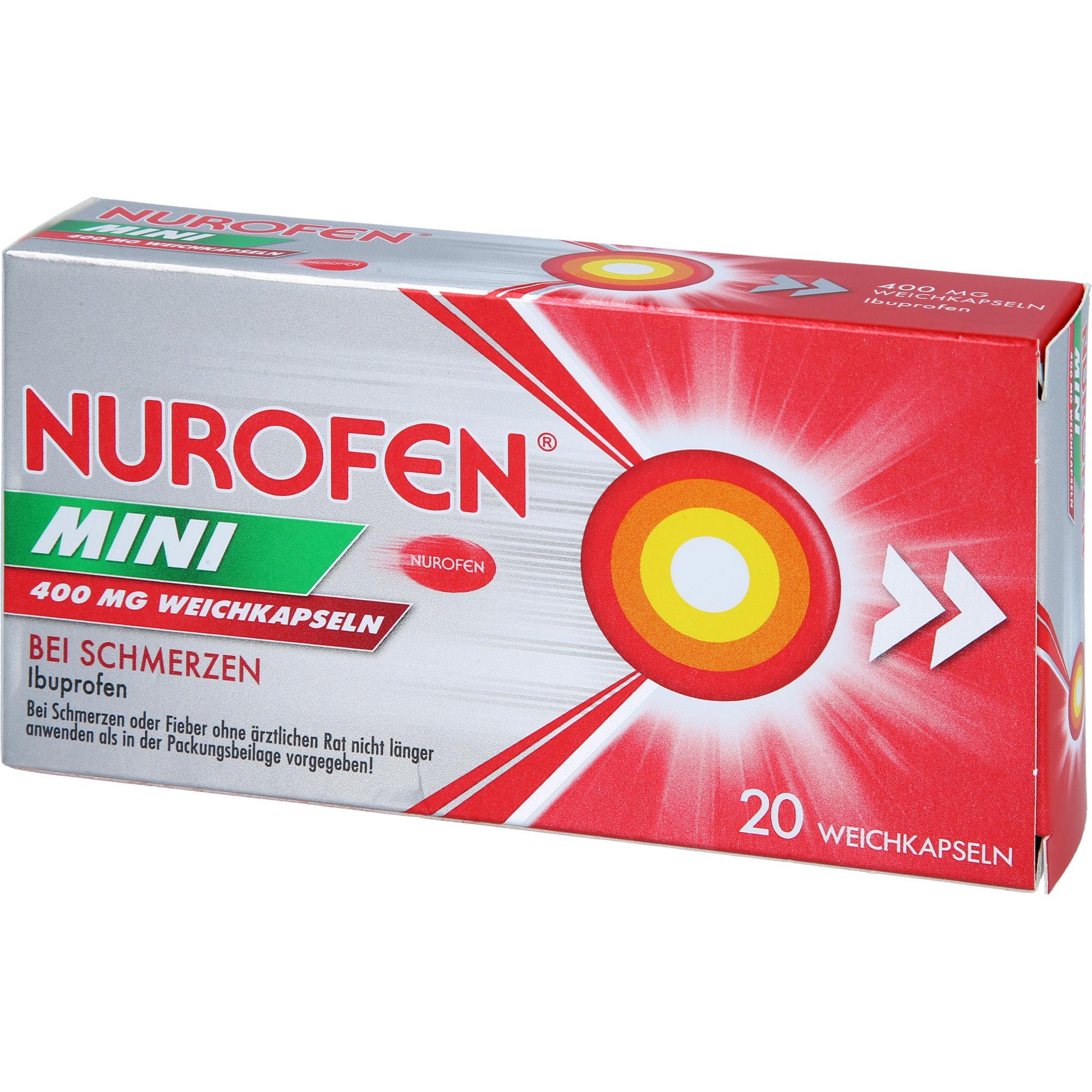 Nurofen Mini 400 mg Weichkapseln 20 St Reckitt Benckiser Deutschland bei onfy.de kaufen 19118767