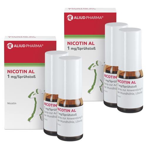 Nicotin Al 1mg/Sprühstoß Spray Z.an.i.d.mundhö Lsg 2 St ALIUD Pharma bei onfy.de kaufen 16086334