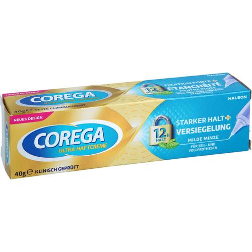 Corega Ultra Haftcreme Starker Halt + Versiegelung 40 g Haleon Germany bei onfy.de kaufen 19283963