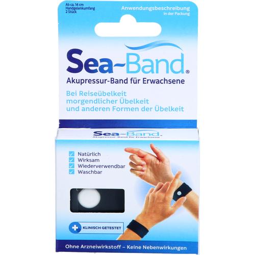 Sea-Band Akupressur-Band F. Erwachsene Black 2 St EB Vertriebs bei onfy.de kaufen 19800720