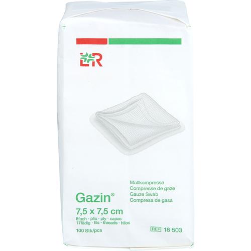 Gazin Mullkomp.7.5x7.5 cm Unsteril 8Fach Op 100 St + Prisoma bei onfy.de kaufen 17434464
