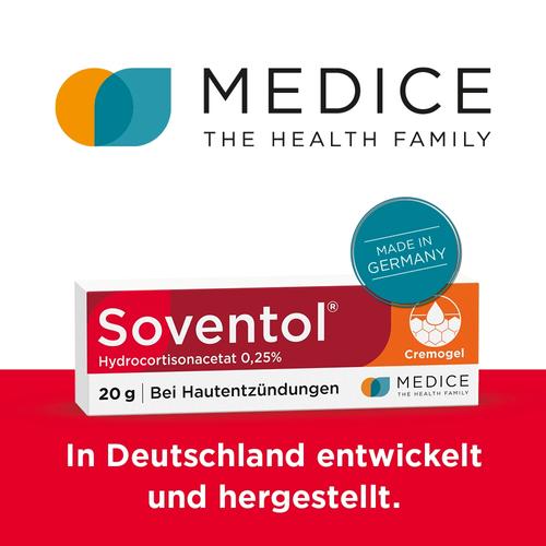 Soventol HydroCortisonACETAT 0.25% bei Hautentzündungen  20 g MEDICE Arzneimittel Pütter bei onfy.de kaufen 10714373