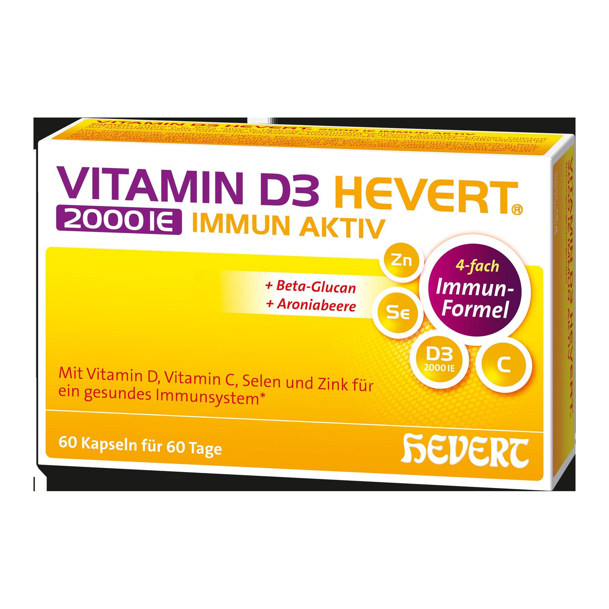 Vitamin D3 Hevert 2000 Ie Immun Aktiv null