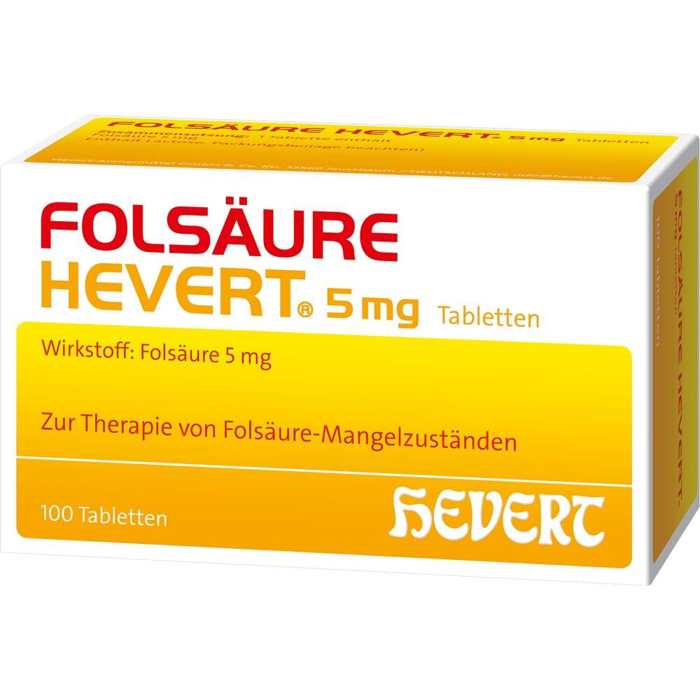 Folsäure Hevert 5 mg Tabletten null