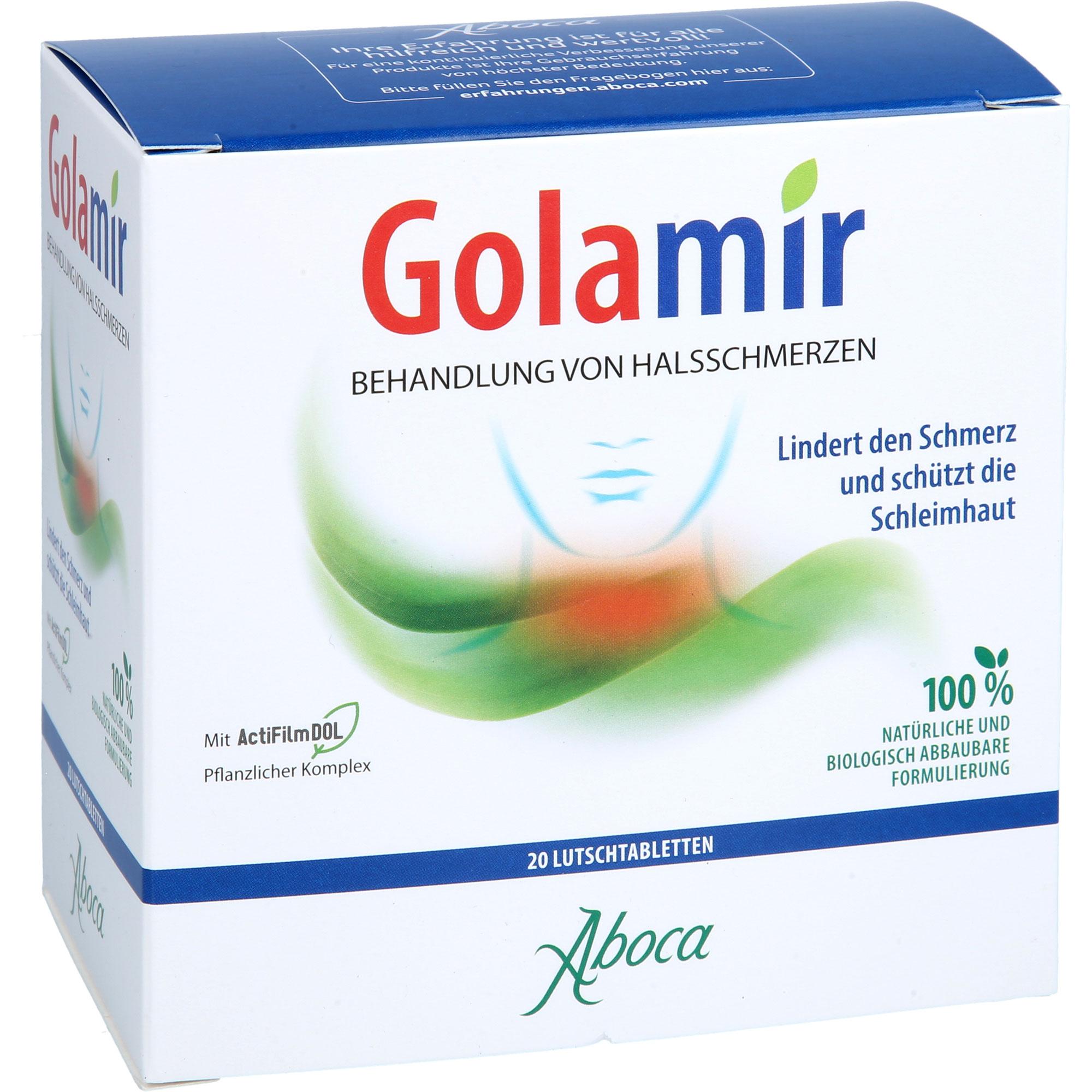 Golamir Lutschtabletten 20 St ABOCA S.P.A. SOCIETA' AGRICOLA bei onfy.de kaufen 19095084
