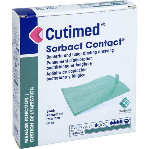 Cutimed Sorbact Kompressen 7x9cm 5 St ACA Müller/ADAG Pharma bei onfy.de kaufen 10006707