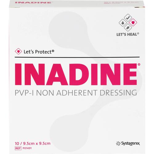 Inadine Salbengaze mit Pvp Iod 9.5 x 9.5 cm 10 St Solventum Germany bei onfy.de kaufen 07584211