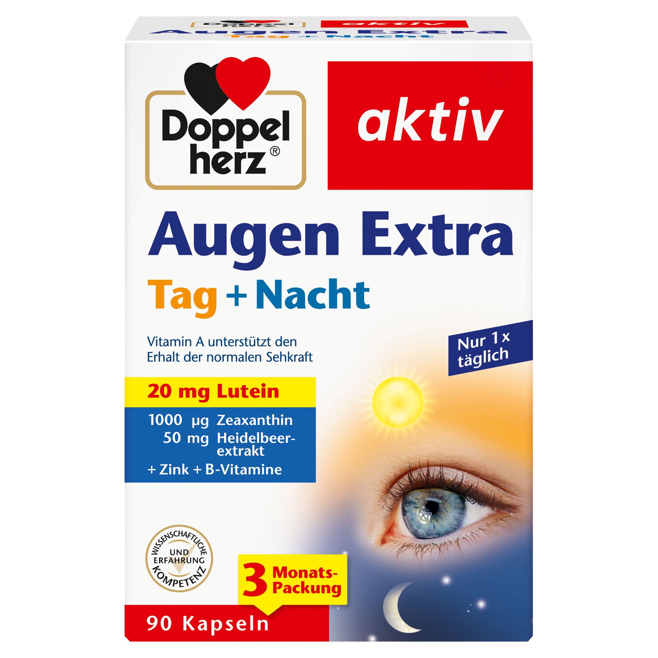 DOPPELHERZ Augen Extra Tag+Nacht Kapseln 90 St null