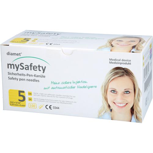 Diamet Mysafety Sicherheits-Penkanüle 31G 0.25x5Mm 100 St SanTecTrade bei onfy.de kaufen 18164073