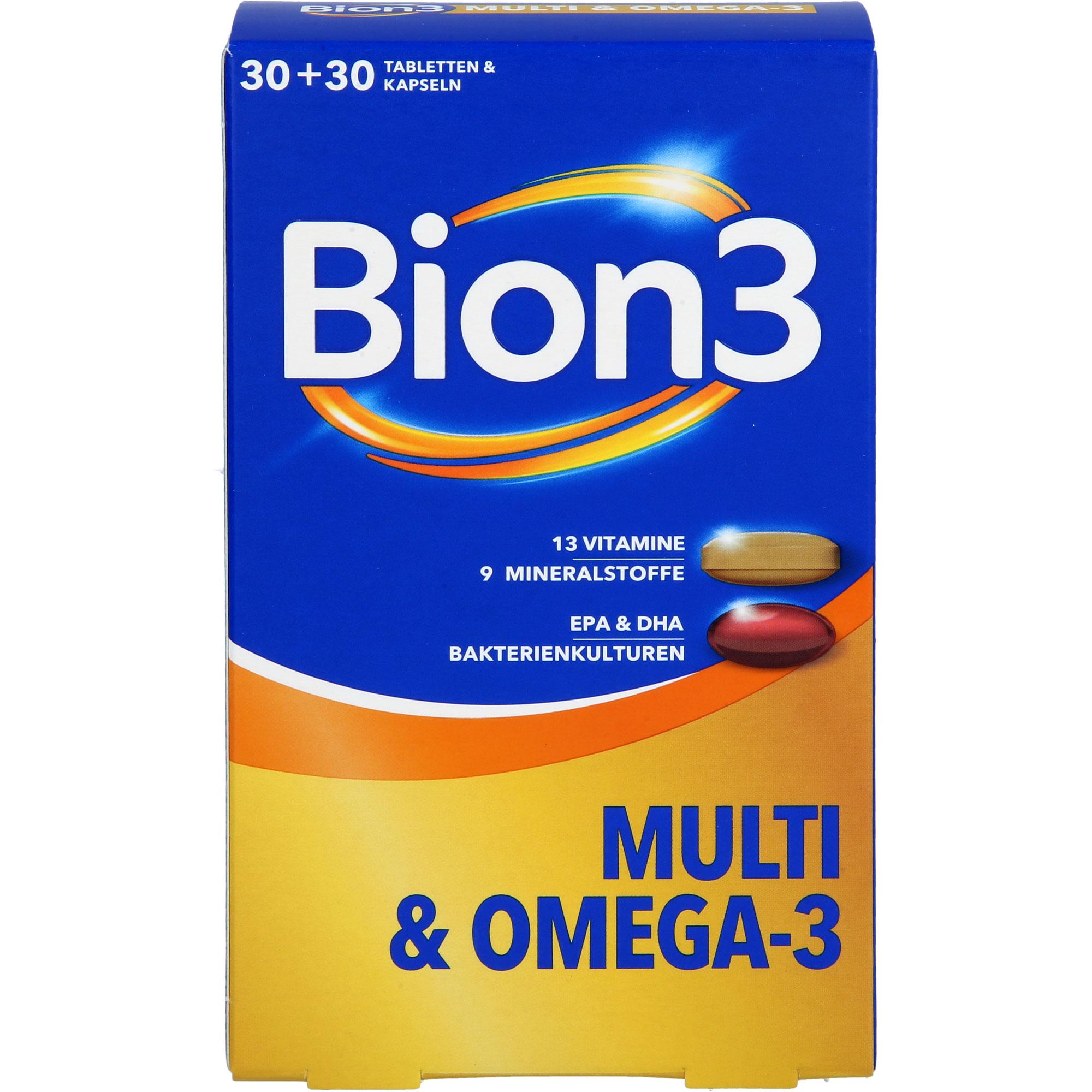 Bion3 Multi+omega-3 (30 Tab+30 Kap) null