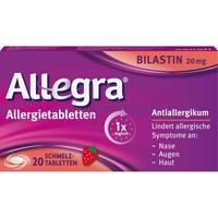 Allegra Allergietabletten 20mg Schmelztabletten null