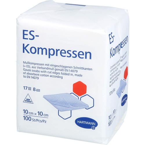 Es-Kompressen Unsteril 10x10 cm 8Fach 100 St Medi-Spezial bei onfy.de kaufen 19130627