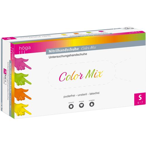 Nitrilhandschuhe Color Mix Puderfrei Gr.s Unsteril 96 St Höga-Pharm bei onfy.de kaufen 18208362
