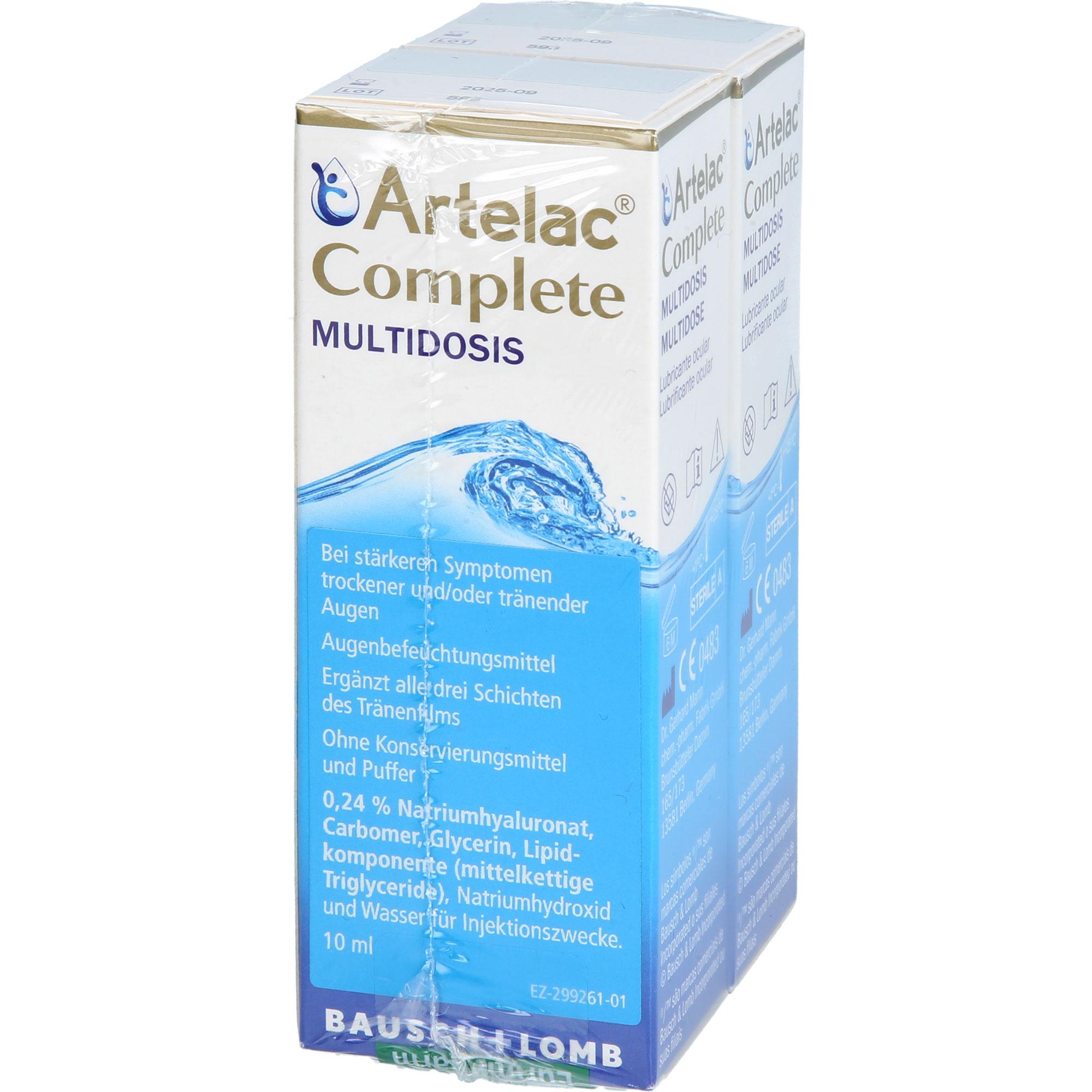 Artelac Complete Mdo Augentropfen 2x10 ml EurimPharm Arzneimittel bei onfy.de kaufen 19462200