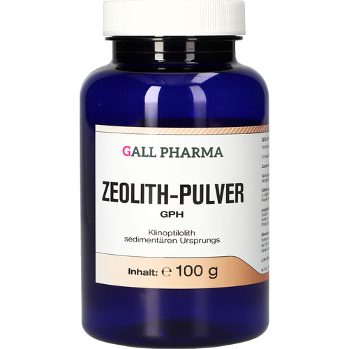 Zeolith Gph Pulver 100 g Hecht-Pharma bei onfy.de kaufen 19503117