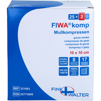 Mullkompressen 10x10cm Steril 8-Fach null