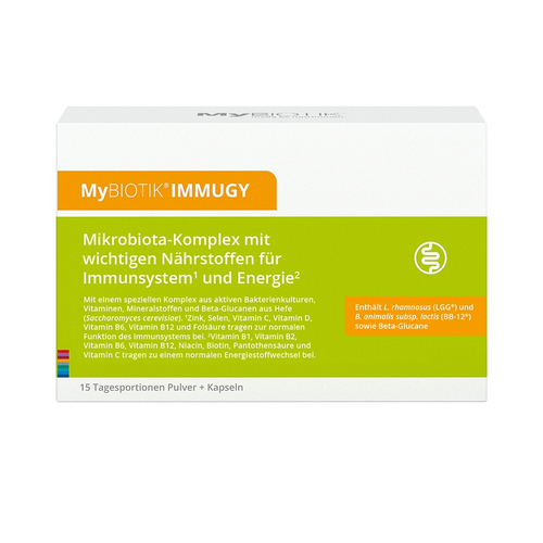 Mybiotik Immugy Kombipackung 15 x 2 G + 30 Kapsel 1 St nutrimmun bei onfy.de kaufen 16537423