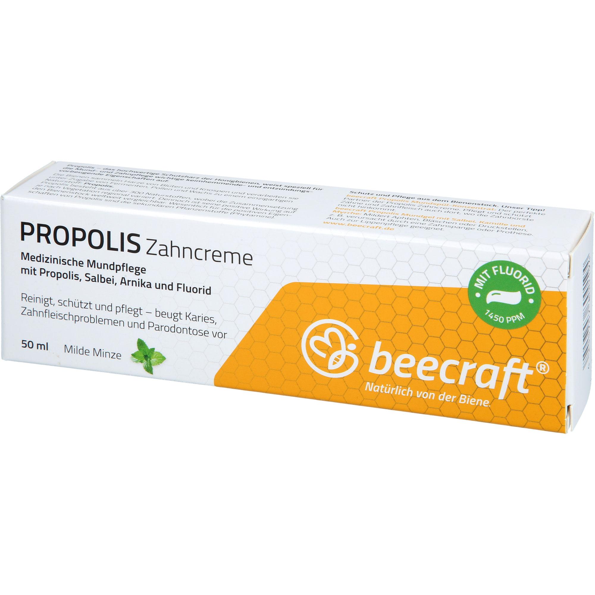Beecraft Propolis Zahncreme Salbei Arnika Fluorid 50 ml Hansa Naturheilmittel bei onfy.de kaufen 19879302