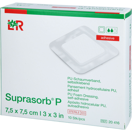 Suprasorb P Pu-Schaumv.selbstklebend 7.5x7.5 cm 10 St CC Pharma bei onfy.de kaufen 20300141