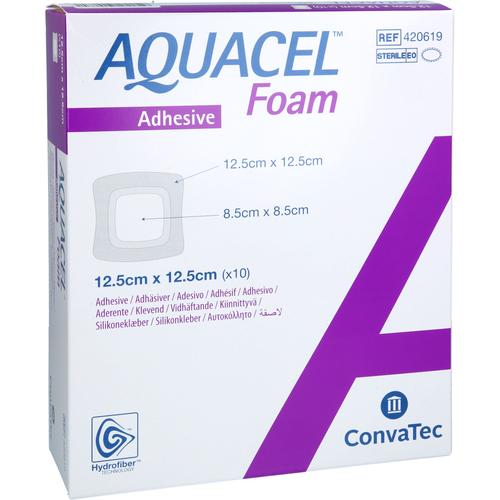 Aquacel Foam Adhäsiv 12.5x12.5 cm Verband 10 St Crosp Medical bei onfy.de kaufen 19881090