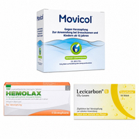 MOVICOL Zitrone/Limone 20 St + Hemolax 5 mg 100 St + Lecicarbon E CO2-Laxans 10 St 2000000000411