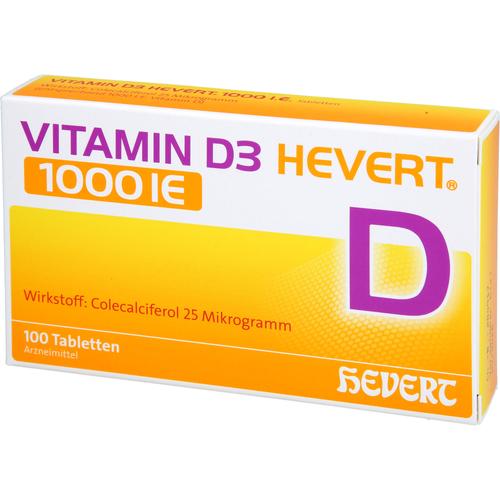 Vitamin D3 Hevert 1000 I.e. 100 St Hevert-Arzneimittel bei onfy.de kaufen 19448938