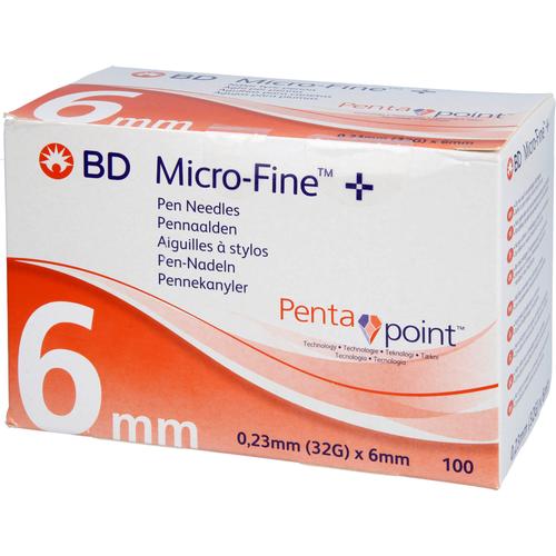 Bd Micro-Fine+ Pen-Nadeln 0.23x6 Mm 32 G 100 St Medi-Spezial bei onfy.de kaufen 19226907