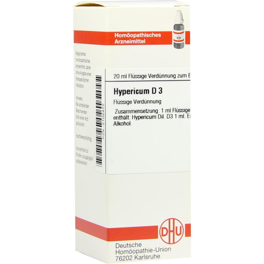 Hypericum D 3 null