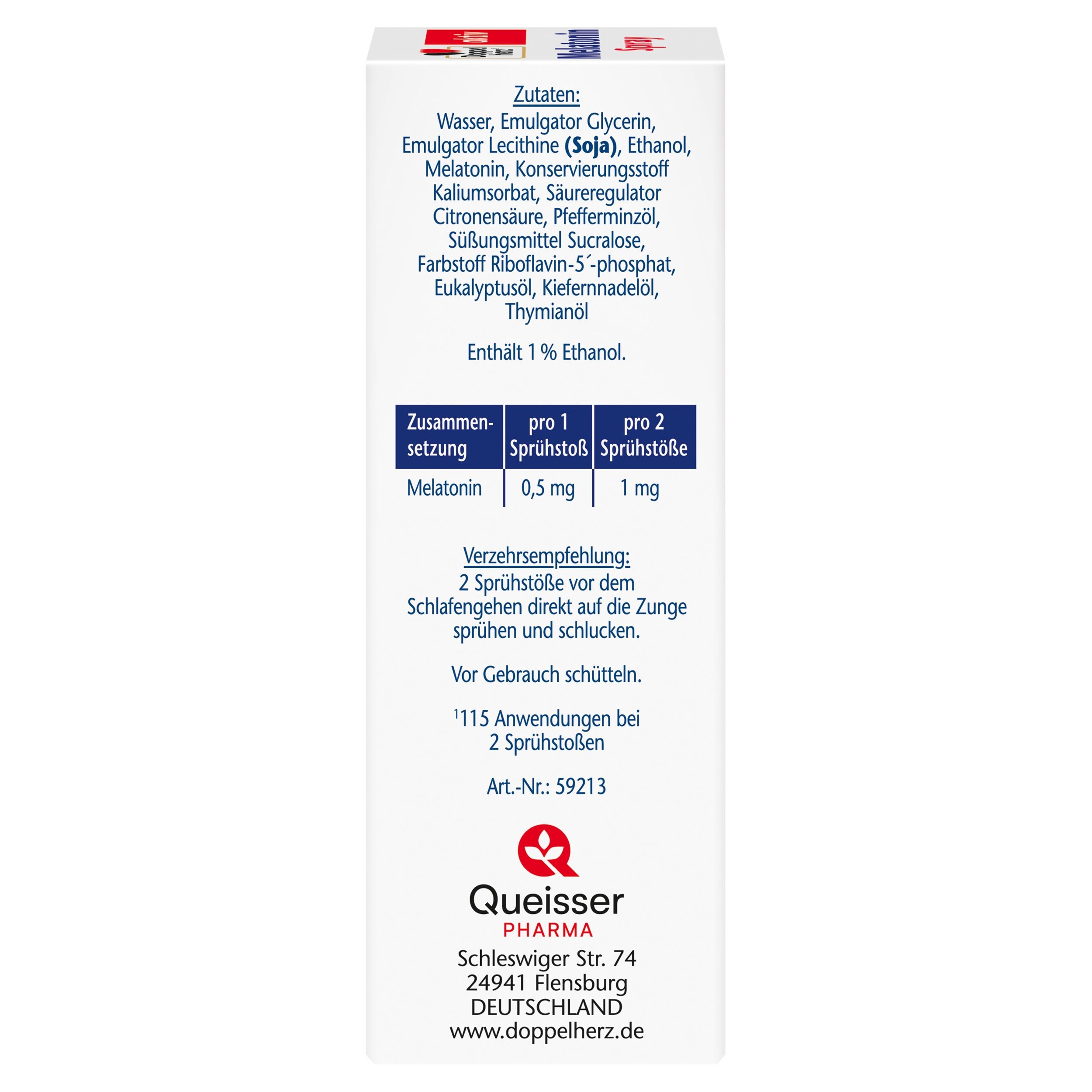 Doppelherz Melatonin Spray 30 ml Queisser Pharma bei onfy.de kaufen 19152741