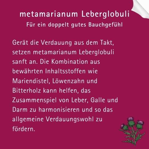 Metamarianum Leberglobuli 10 g meta Fackler Arzneimittel bei onfy.de kaufen 19226899