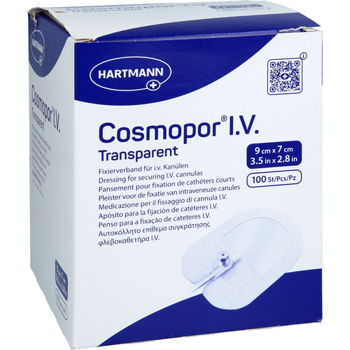 Cosmopor I.v. Transparent Fixierverb.7x9cm Steril 100 St 1001 Artikel Medical bei onfy.de kaufen 19767537