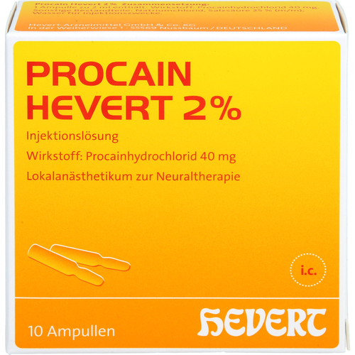 Procain Hevert 2% 10x2 ml Hevert-Arzneimittel bei onfy.de kaufen 19771711