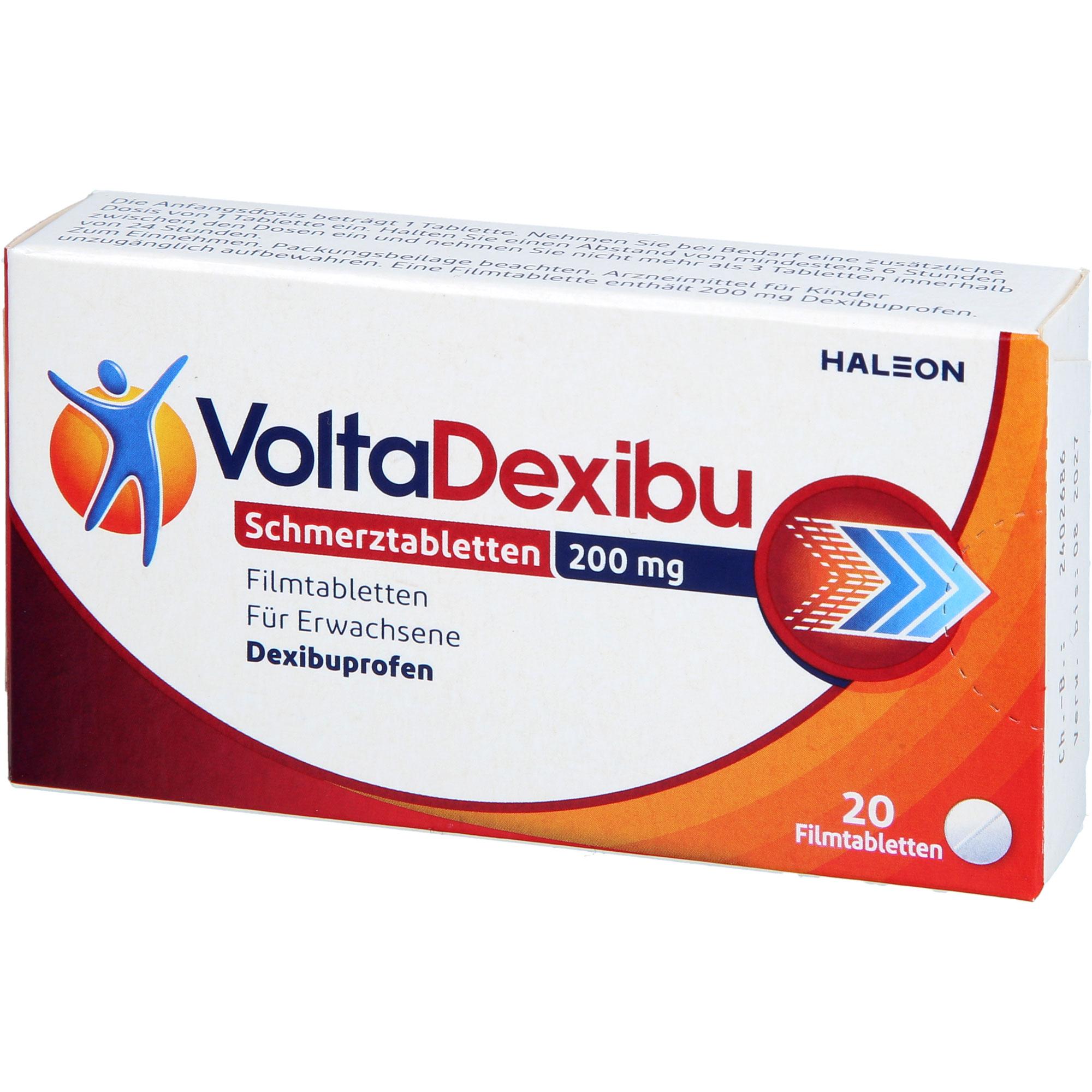 Voltadexibu Schmerztabletten 200 mg Filmtabletten 20 St Haleon Germany bei onfy.de kaufen 19208424