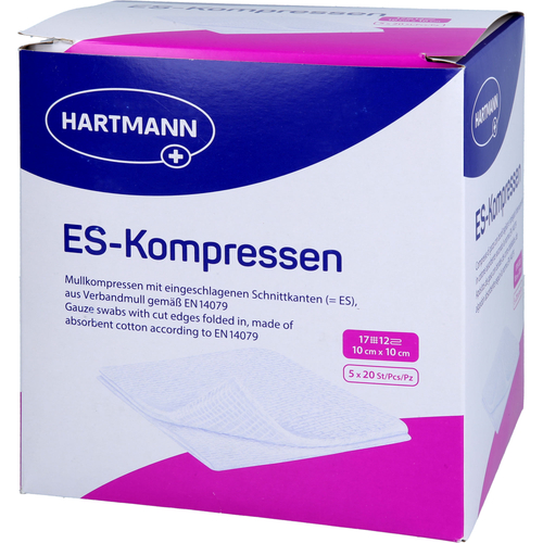 Es-Kompressen Steril 10x10 cm 12Fach Großpackung 5x20 St BWB Medical bei onfy.de kaufen 20228768
