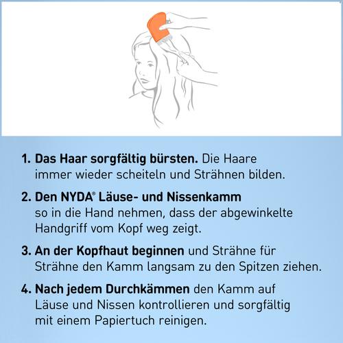 Nyda Läuse- und Nissenkamm Metall 1 St G. Pohl-Boskamp bei onfy.de kaufen 05357095