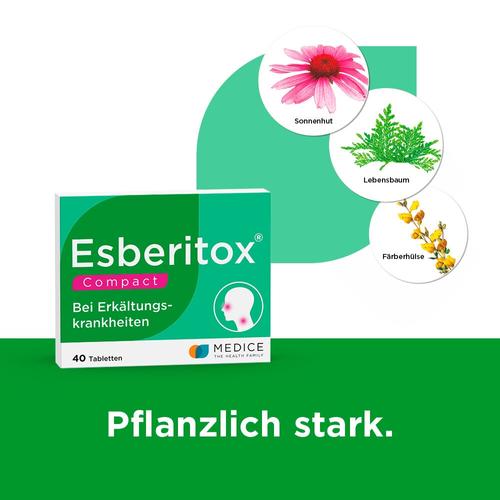 Esberitox COMPACT Tabletten bei Erkältungskrankheiten 40 St MEDICE Arzneimittel Pütter bei onfy.de kaufen 10014368