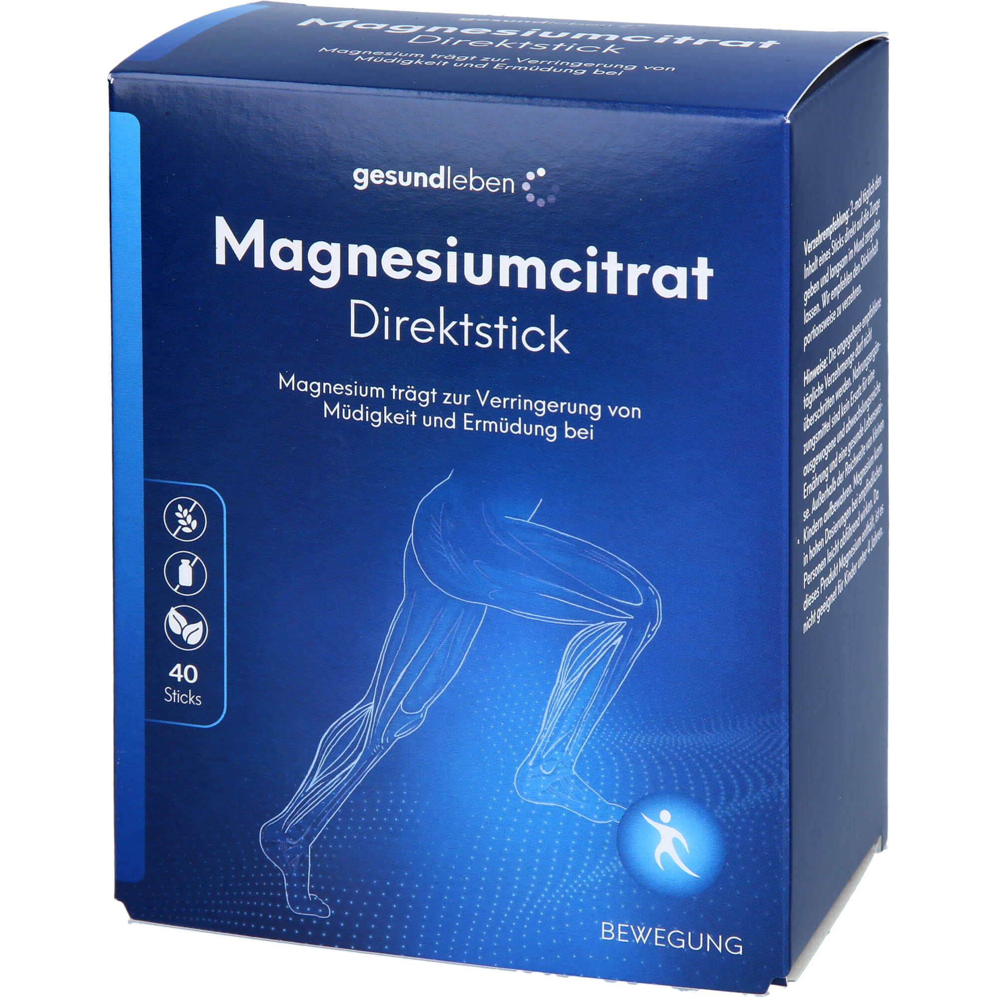 Gesund Leben Magnesiumcitrat Direktstick 40x1.55 g Alliance Healthcare Deutschland bei onfy.de kaufen 19198105