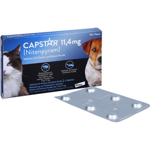 Capstar 11.4mg Katz+Kl Hun 6 St Elanco Deutschland Gmbh bei onfy.de kaufen 01276359
