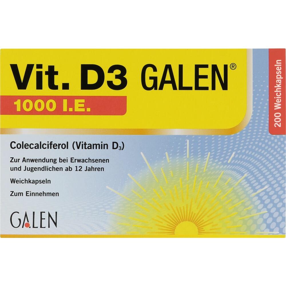 Vit. D3 Galen 1000 I.e. null