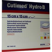 Cutimed Hydro B 15x15cm Hydrokoll.verb.m.haftrand null