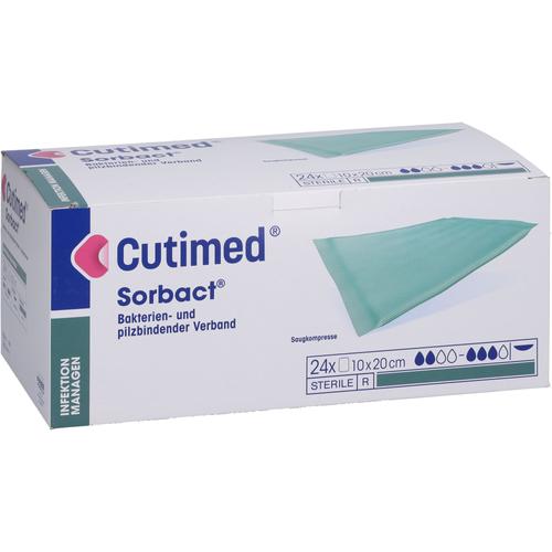 Cutimed Sorbact Saugkompressen 10x20 cm 24 St EMRA-MED Arzneimittel bei onfy.de kaufen 18059382