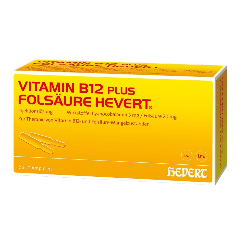 Vitamin B12 + Folsäure Hevert null