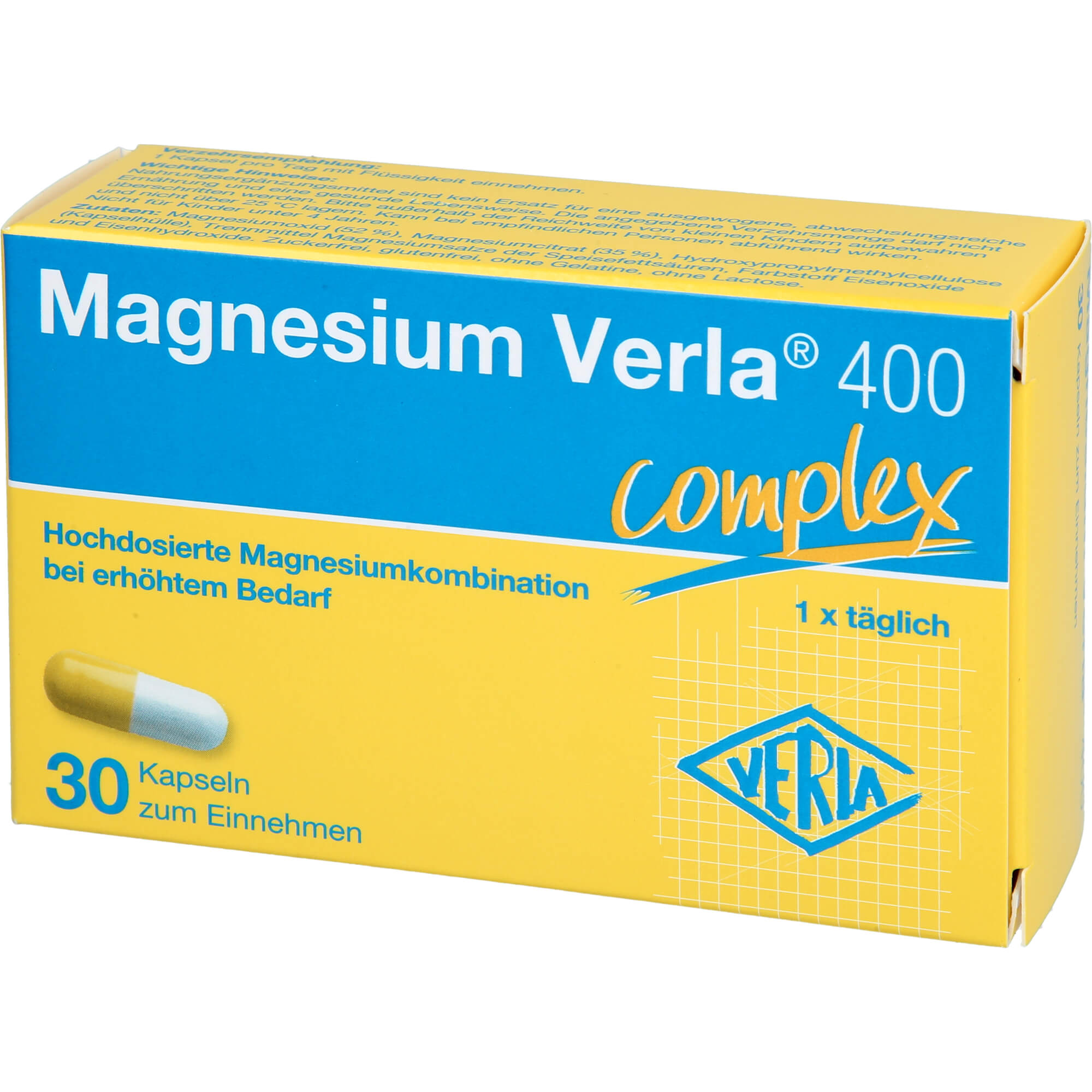 Magnesium Verla 400 30 St Verla-Pharm Arzneimittel bei onfy.de kaufen 18773406
