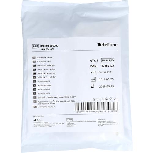 Katheterventil 1 St Teleflex Medical GmbH Homecare Urologie bei onfy.de kaufen 10552427