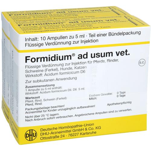 Formidium Ad Usum Vet 2x10x5 ml Dhu-Arzneimittel Gmbh & Co. Kg bei onfy.de kaufen 00083658